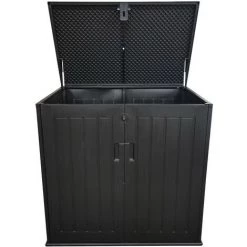 Garten-Truhe Aus Harz Gardiun Soften 775 Liter Gasdruckstoßverschluss 116x71x109/112,5 Cm Schwarz -Aufbewahrung im Garten Verkäufe 2022 48902410 5