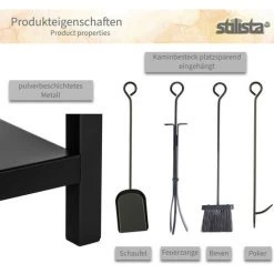 STILISTA® Kaminholzregal Mit Zubehör -Aufbewahrung im Garten Verkäufe 2022 49701855 5