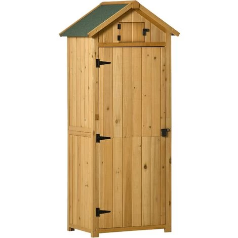 Outsunny Gartenschrank 77 Cm X 54,2 Cm X 179 Cm 1 Outsunny Gartenschrank 77 Cm X 54,2 Cm X 179 Cm