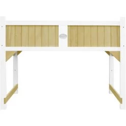 AXI Hochbeet Aus Holz Mit Gartenvlies | Hochbeet Auf Stelzen Für Garten / Balkon / Terrasse In Braun / Weiß -Aufbewahrung im Garten Verkäufe 2022 50817542 4