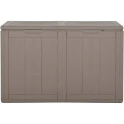 Garten-Aufbewahrungsbox 180 L Braun PP Rattan VidaXL -Aufbewahrung im Garten Verkäufe 2022 51230325 4