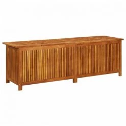 LONGZIMING Garten-Aufbewahrungsbox 175x50x58 Cm Massivholz Akazie -Aufbewahrung im Garten Verkäufe 2022 51585126 4