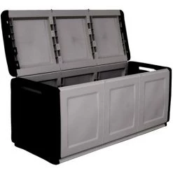 Dmora Polypropylen Mehrzweck Behälter Kofferraum, Garage, 100% Made In Italy, 138x53h57 Cm, Graue Farbe -Aufbewahrung im Garten Verkäufe 2022 51647260 3