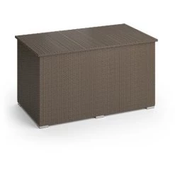 VITALISPA Kissenbox 950L Braun Polyrattan