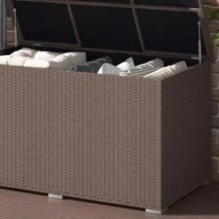 VITALISPA Kissenbox 950L Braun Polyrattan -Aufbewahrung im Garten Verkäufe 2022 52046171 5