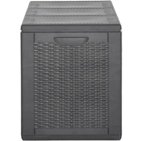 BEARSU Garten-Aufbewahrungsbox 270 L Schwarz PP 4 BEARSU Garten-Aufbewahrungsbox 270 L Schwarz PP – Bild 4