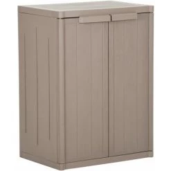 BEARSU Gartenschrank Braun 65x45x88 Cm PP