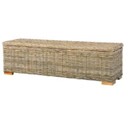 BEARSU Aufbewahrungsbox 120 Cm Kubu-Rattan Und Massivholz Mango -Aufbewahrung im Garten Verkäufe 2022 52685203 5