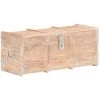 BEARSU Holztruhe 90x40x40 Cm Akazie Massivholz