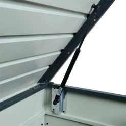 ESTEXO Metall Auflagenbox Kissenbox Gartentruhe Gartenbox Aufbewahrungsbox Anthrazit 8 ESTEXO Metall Auflagenbox Kissenbox Gartentruhe Gartenbox Aufbewahrungsbox Anthrazit -Aufbewahrung im Garten Verkäufe 2022 52793866 4