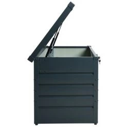 ESTEXO Metall Auflagenbox Kissenbox Gartentruhe Gartenbox Aufbewahrungsbox Anthrazit 9 ESTEXO Metall Auflagenbox Kissenbox Gartentruhe Gartenbox Aufbewahrungsbox Anthrazit -Aufbewahrung im Garten Verkäufe 2022 52793866 5