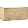 Topdeal Aufbewahrungstruhe 120 X 63 X 50,7 Cm Massivholz Kiefer FF288583_DE