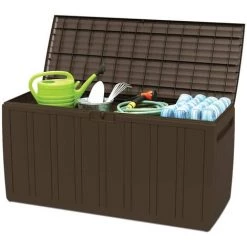 BEARSU Kissenbox Braun 117x45,5x57,5 Cm 270 L -Aufbewahrung im Garten Verkäufe 2022 52805745 3