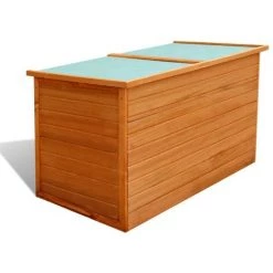 BEARSU Garten-Aufbewahrungsbox 126x72x72 Cm Holz