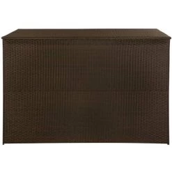 BEARSU Gartenbox Braun 150x100x100 Cm Poly Rattan -Aufbewahrung im Garten Verkäufe 2022 52807714 3