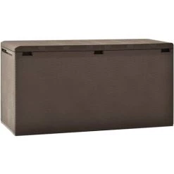 BEARSU Gartenbox Braun 114x47x60 Cm