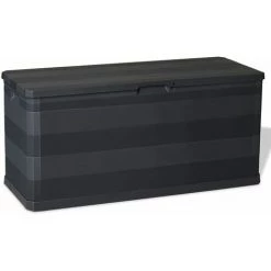 TRIOMPHE Gartenbox Schwarz 117×45×56 Cm