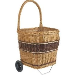 AUBRY GASPARD Kaminholzkorb Aus Weide