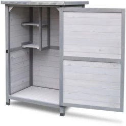 HABAU Gartenschrank Flachdach, Zweifarbig, 76 X 56 X 114 Cm -Aufbewahrung im Garten Verkäufe 2022 53915501 3