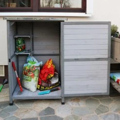 HABAU Gartenschrank Flachdach, Zweifarbig, 76 X 56 X 114 Cm -Aufbewahrung im Garten Verkäufe 2022 53915501 4