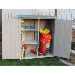 HABAU Gartenschrank "Flora", Grau, 110 X 55 X 117 Cm -Aufbewahrung im Garten Verkäufe 2022 53916226 4