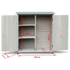 HABAU Gartenschrank "Flora", Grau, 110 X 55 X 117 Cm -Aufbewahrung im Garten Verkäufe 2022 53916226 5