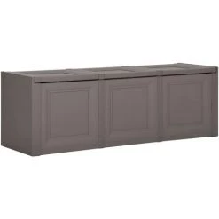 Kissenbox Grau 125x40x42 Cm 130 L VidaXL