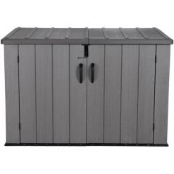 Lifetime Kunststoff Gerätebox Aufbewahrungsbox Mülltonnenbox Grau 108x191x132 Cm -Aufbewahrung im Garten Verkäufe 2022 54451863 4