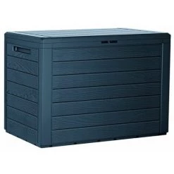 Gartenbox WOODEBOX 190l Anthrazit Prosperplast MBWL190-S433