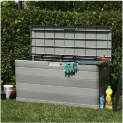 HANNAH MöBEL Gartenbox V1 | Hannah - Grau - 117x45x56 Cm -Aufbewahrung im Garten Verkäufe 2022 54605493 3