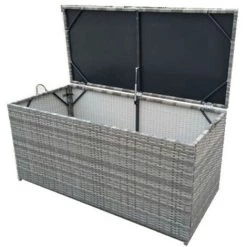 EBUY24 London Kissenbox Grau.