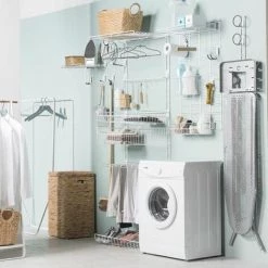 COMPACTOR Hauswirtschaftsraum Kleines Regal Mit Stange -Aufbewahrung im Garten Verkäufe 2022 54960618 3