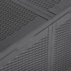 YOUTHUP Garten-Aufbewahrungsbox 180 L Schwarz PP Rattan -Aufbewahrung im Garten Verkäufe 2022 55834621 5