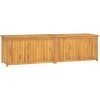 Gartenbox 200x50x55 Cm Massivholz Teak VidaXL