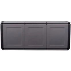 Garten Aufbewahrungsbox 138x53x57 Cm 330 L Dunkelgrau Schwarz VidaXL -Aufbewahrung im Garten Verkäufe 2022 57958279 4