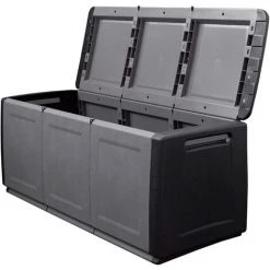 Garten Aufbewahrungsbox 138x53x57 Cm 330 L Dunkelgrau Schwarz VidaXL -Aufbewahrung im Garten Verkäufe 2022 57958279 5