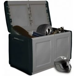 Garten-Aufbewahrungsbox 96x53x57 Cm 230 L Dunkelgrau Schwarz VidaXL -Aufbewahrung im Garten Verkäufe 2022 57958604 4