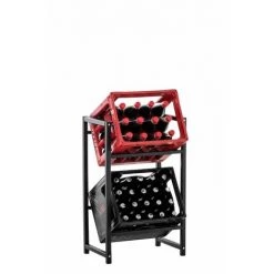 CLP GS1 2er Getränkekistenständer Lennert - Schwarz