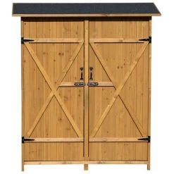 VENTE-UNIQUE.COM Kauf-unique - Garten Aufbewahrungsschrank - Holz - KEILA -Aufbewahrung im Garten Verkäufe 2022 58769548 5