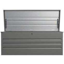 VENTE-UNIQUE.COM Kauf-unique - Garten-Aufbewahrungsbox - Stahl - Grau - Volumen 582L - TOMASO -Aufbewahrung im Garten Verkäufe 2022 58769730 4