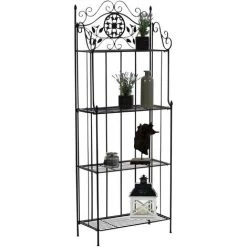 CLP GS1 Standregal Flora - Schwarz