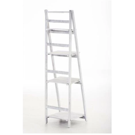 CLP GS1 Treppenregal Kirsten - Antik Weiß 4 CLP GS1 Treppenregal Kirsten - Antik Weiß – Bild 4