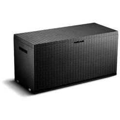 TOOD PROFESSIONELLES TRANSPORTCASE AUS KUNSTHARZ ? 350 L ? GRAU ANTHRAZIT ? 120 X 52 X 60 CM