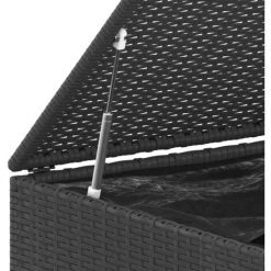 YOUTHUP Garten-Kissenbox PE Rattan 194x100x103 Cm Schwarz -Aufbewahrung im Garten Verkäufe 2022 59800698 4
