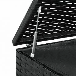 YOUTHUP Garten-Kissenbox PE Rattan 100x49x103,5 Cm Schwarz -Aufbewahrung im Garten Verkäufe 2022 59800729 4