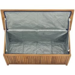 YOUTHUP Gartenbox 114x50x58 Cm Massivholz Teak -Aufbewahrung im Garten Verkäufe 2022 59801176 3