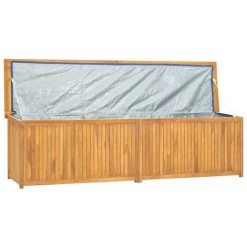 YOUTHUP Gartenbox 200x50x53 Cm Massivholz Teak -Aufbewahrung im Garten Verkäufe 2022 59801743 4