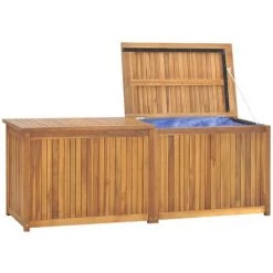 YOUTHUP Gartenbox 150x50x53 Cm Massivholz Teak -Aufbewahrung im Garten Verkäufe 2022 59802665 5