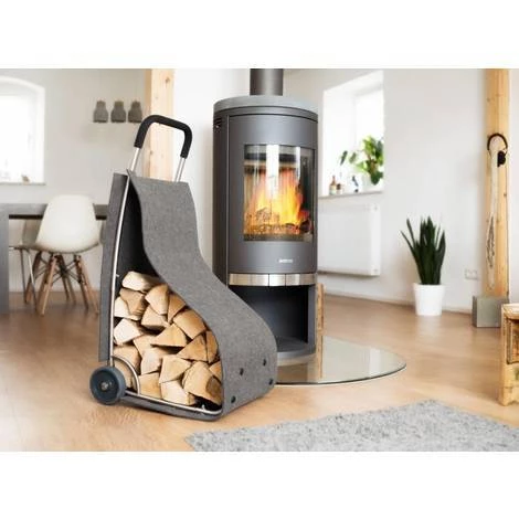 HECHT INTERNATIONAL Filztrolley Trolley Transportroller Für Kaminholz Grau 202140122-HE 4 HECHT INTERNATIONAL Filztrolley Trolley Transportroller Für Kaminholz Grau 202140122-HE – Bild 4