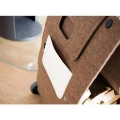 HECHT INTERNATIONAL Filztrolley Trolley Transportroller Für Kaminholz Braun 202140102-HE -Aufbewahrung im Garten Verkäufe 2022 5980333 3